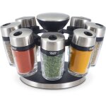 Carrousel a epices cole & mason 8 flacons a epices