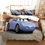 Cars ensemble housse de couett imprim�� d et taie d'oreiller , ultra doux microfibre hypoallerg��nique ...