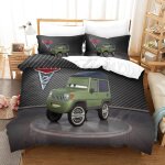 Cars housse de couette en d sur le th��me de axelrod parure de lit pi��ces en microfibre style avec taie ...