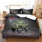 Cars housse de couette en d sur le th��me de axelrod parure de lit pi��ces en microfibre style avec taie ...