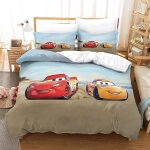 Cars pi��ces d imprim�� th��me dissimul�� fermeture ��clair taies d'oreiller et housse de couette enfants ...