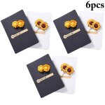 Cartes de vux en papier avec fleurs sches cartes cadeaux de nol cartes de remerciement invitation ...