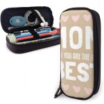 Carte de voeux de conception typographique pour la f�te des m�res porte - crayon pochette � crayons de ...