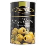 Cartier olives vertes d�noisett�es naturelles, saveur authentique m�diterran�enne, id�ales ap�ritifs ...