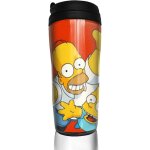 Cartoon the simpsons travel coffee mugs double wall vacuum tumblers insulated thermos mug - 12 oz Cartoon the simpsons travel coffee mugs double wall vacuum tumblers insulated thermos mug - 12 oz