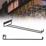 Casier a vin en acier inoxydable, pour la cuisine, support de verres a vin, support de verres, bar de ...