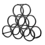 Casier a vin en fer forgé, support de rangement pour bouteilles de vin de style vintage, ornements pour ... Casier a vin en fer forgé, support de rangement pour bouteilles de vin de style vintage, ornements pour ...