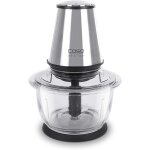 Caso uz 400 ¿ hachoir universel 4 couteaux de qualit� sup�rieure en acier inoxydable, r�cipient en verre ...