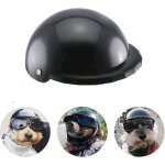 Casque pour animaux de compagnie compatible avec les chiens, casque de moto r�glable pour chien, casque ...