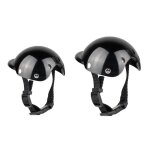 Casque de moto pour chien, mini chapeau pour chien, casquette pour protection contre le soleil et la ...