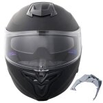 Casque de moto - duoku - casque abs intelligent int�gral - avec emplacement bluetooth - lentille interchangeab ...