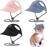 Casquette d'ete en tissu oxford pour animal de compagnie, chapeau de baseball, visiere, chapeau de soleil, ... Casquette d'ete en tissu oxford pour animal de compagnie, chapeau de baseball, visiere, chapeau de soleil, ...
