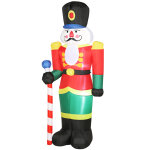 Casse - noisette no�l gonflable h. 245 cm led int�gr�es sceptre kit installation complet