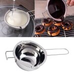 Casserole en acier inoxydable a double - fond, bain - marie, idal pour faire fondre le chocolat et le ...