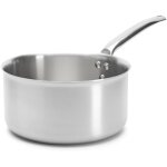 - casserole en inox 3 couches alchimy - 24 cm - fabrique en france, sans pfas, matrise de la cuisson, ...