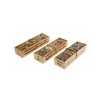 Caisse en bois avec coquillages - no name - conchiglia 3a Caisse en bois avec coquillages - no name - conchiglia 3a