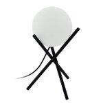 Castellato lampe a poser globe noir