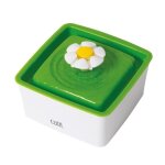 Cat it abreuvoit mini avec fleur - 1. 5 l - 50. 7 oz liq. - - blanc et vert - pour chat