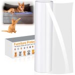 Cat protection anti - claw 21 cm x 3 m transparent sticker roll scratch protector cat scratch protectors ...