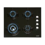 Cata cib 6031 bk table de cuisson au gaz noir - 4 foyers
