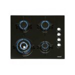 Cata - plaque au gaz cata ci631bk 1412 60 cm noir verre (4 cuisini�re) bbs0407627