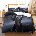 Catwoman ensemble de literie pi��ces imprim�� en d, housse de couette en polycoton doux et confortable, ...
