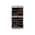 Cave  vin caso germany winemaster 66 - classe a noir / inox bross