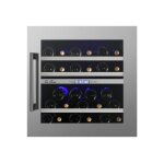Cave  vin le chai lb270 - encastrable - niche - 61. 5x58x61. 5 cm (lxpxh) - 83 litres - classe g - inox ...