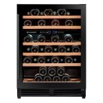 Cave  vin climadiff cbu50d2b - encastrable - niche - 60. 5x57. 5x82. 5 cm (lxpxh) - 138 litres - classe ...