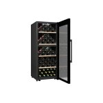 Cave  vin climadiff cld115b1, pose libre, 2 zone, 110 bouteilles