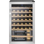 Cave  vin avec porte vitre et cran tactile 95l proficook pc - wk1235