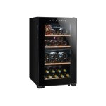 Cave  vin la sommelire ls51. 2zblack - 118 litres classe g noir - 50 bouteilles