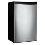 Cecotec 00127 frigo combine pose libre 91 l acier inoxydable
