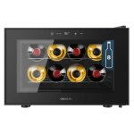 Cecotec bolero grandsommelier 800h coolcrystal refroidisseur de vin compresseur int�gr� noir 8 bouteilles ...