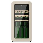 Cecotec bolero grandsommelier origin 18 hit beige refroidisseur de vin compresseur pose libre 18 bouteilles ...