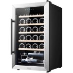 Cecotec cave  vin grandsommelier 24000 inox compressor. capacit pour 24 bouteilles, rendement lev ...