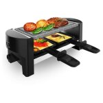 Cecotec cheese&grill 3200 pocket allstone raclette 2 personne(s) 320 w noir