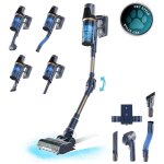 Cecotec conga rockstar rs70 pet flex aspirateur de table bleu sans sac