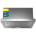 Cecotec hotte aspirante télescopique flux tlm 603500 inox a de 60 cm de large, finition noire, puissance ... Cecotec hotte aspirante télescopique flux tlm 603500 inox a de 60 cm de large, finition noire, puissance ...
