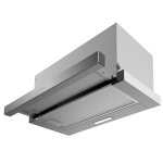 Cecotec hotte aspirante tlescopique flux tlm 603500 white a de 60 cm de large, finition blanche, puissance ...