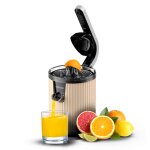 Cecotec presse - agrumes lectrique  bras pour oranges et agrumes xqueeze retrojuice 600 beige. 600w, ...