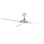 Cecotec ventilateur de plafond avec t�l�commande, minuterie et lumi�re led energysilence aero 5200 white ...