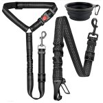 Ceinture de s�curit� pour chien, laisse pour voiture, 2 paquets, ceinture de s�curit� pour animaux de ...