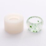 Cendrier, moules en silicone, r�sine �poxy, moulage de dessous de verre, pot de fleur, porte - stylo, ...