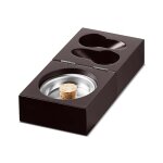 Cendrier avec repose pipe bois brun