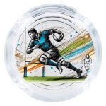 Cendrier rugby en verre 9, 5 cm