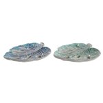 Centre de table 43 x 36 x 9 cm bleu vert 45 x 36 x 9 cm feuille d'une plante