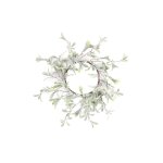 Centre de table pour bougie no�l mistletoe - vert