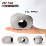 Cramique aquarium grotte pierre amnagement paysager dcoration ornements pot d'argile crevettes abri ...