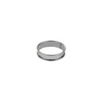 Cercle a tarte haut - inox - bords roulés - epaisseur 4 / 10ème - Ø100 mm h27 mm Cercle a tarte haut - inox - bords roulés - epaisseur 4 / 10ème - Ø100 mm h27 mm